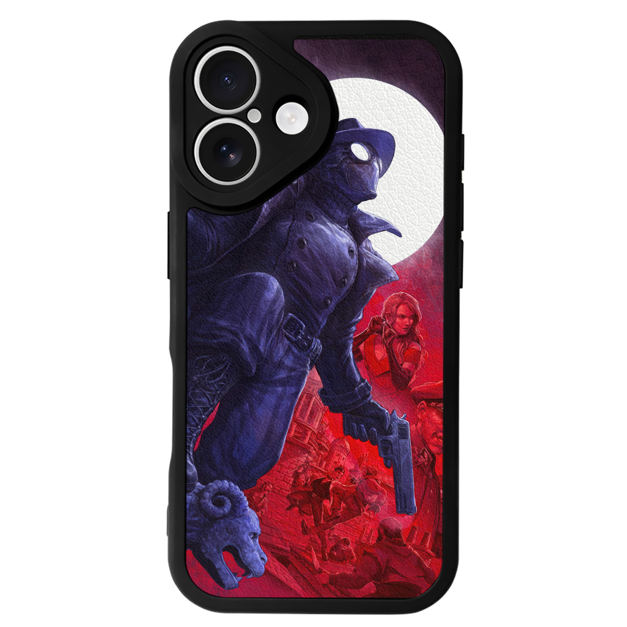 Spider Man スパイダーマン 【iPhone 16シリーズ対応】シリコンスマホケース（レザー調） 材質：シリコン